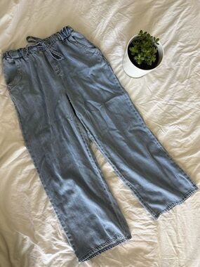 Velvet Heart Light Blue Drawstring Denim Pants
